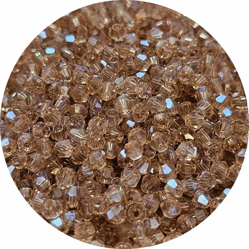 Facet kralen (3mm) - Bicone