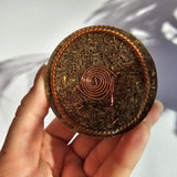 Orgonite tower met Groene Calciet