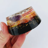 Orgonite tower met Amethist