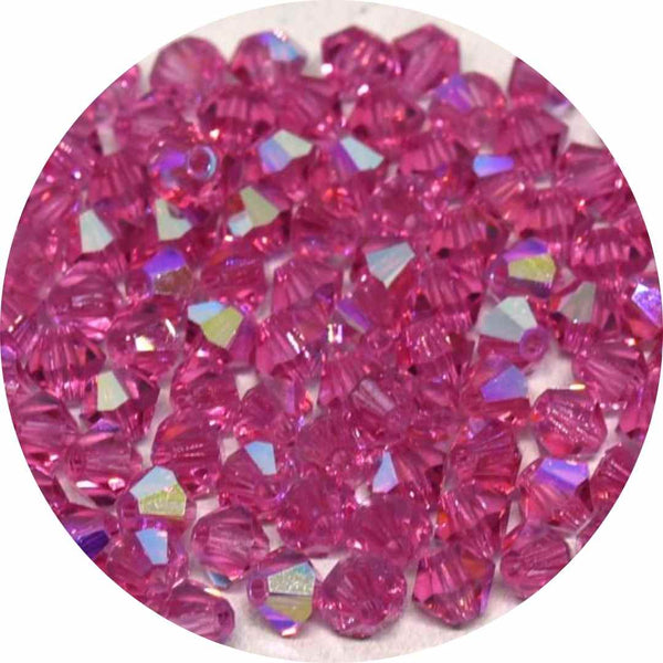 Preciosa bicone 4 mm - Rose AB