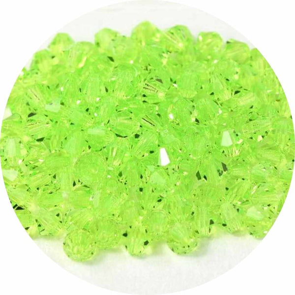 Preciosa bicone 4 mm - Limecicle