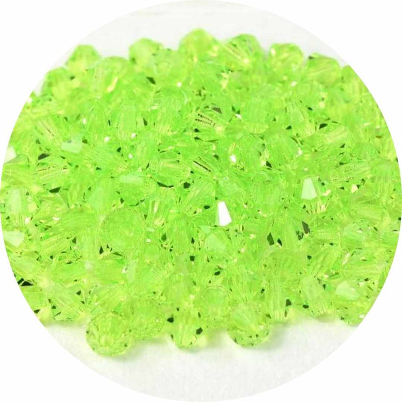 Preciosa bicone 4 mm - Limecicle
