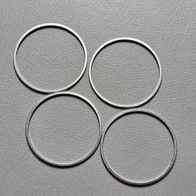 Ring - zilver (25 mm)