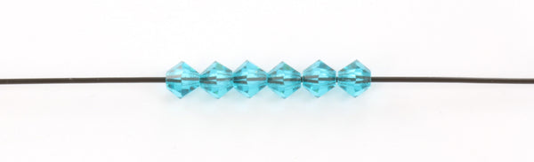 Preciosa bicone 4 mm - Blue Zircon
