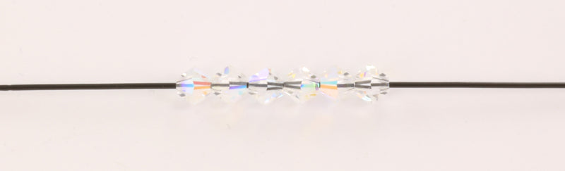 Preciosa bicone 4 mm - Crystal AB