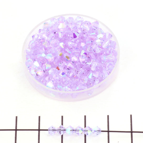 Preciosa bicone 4 mm - Violet AB