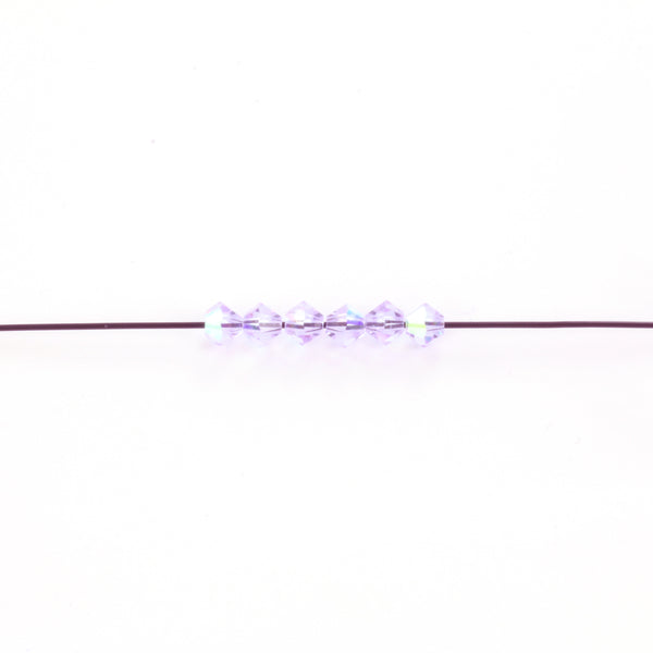 Preciosa bicone 4 mm - Violet AB