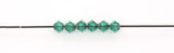 Preciosa bicone 4 mm - Emerald