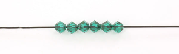 Preciosa bicone 4 mm - Emerald