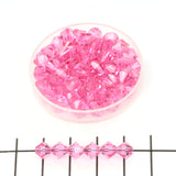 Preciosa bicone 6 mm - Rose