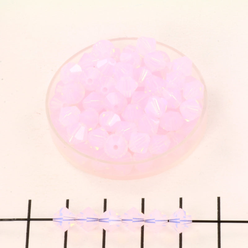 Preciosa bicone 6 mm - Rose Opal