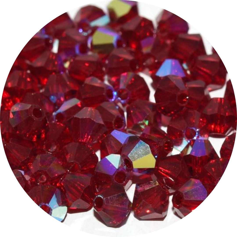 Preciosa bicone 4 mm - Siam AB